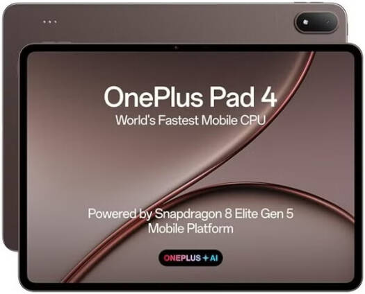 OnePlus Pad 4 Tablet, 13.2" 3.4K 144Hz Display, 12GB RAM, 256GB Storage, Snapdragon 8 Elite Processor, 13380mAh Battery, Android 16, International Version, Dune Glow | PAD-4-DuneGlow