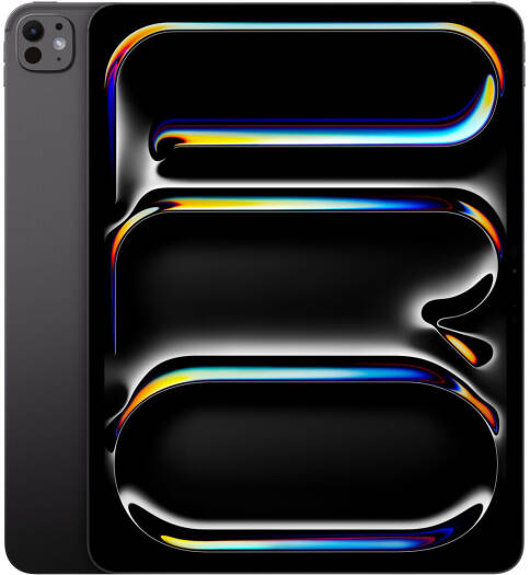 Apple iPad Pro, 13" Ultra Retina XDR Display, M4 Chip, 9-Core CPU, 10-Core GPU, 16-Core Neural Engine, 16GB RAM, 1TB Storage, Wi-Fi + Cellular, Nano Textured Glass, INTL, Space Black | MWRY3LL/A
