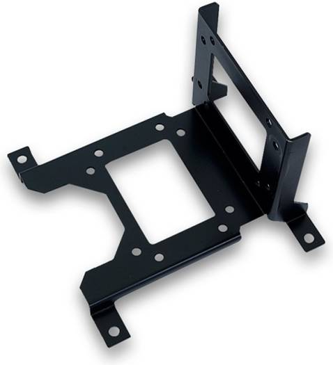 EKWB EK-UNI Pump Bracket (120mm FAN) Horizontal & Vertical Mounting Adapter for Pump & Combo Unit Installation, 5x Polyamide Washer M4, Allen Key 2,5, Compatible with 120mm Fan, Black | 3830046997999