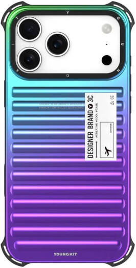 YOUNGKIT Secret Color Case for iPhone 17 Pro Max, Premium Protective TPU + PC Hybrid Cover, Military-Grade Drop Protection, Strong Built-In Magnets, Anti-Scratch, Purple | Secret