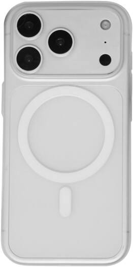 EpicArma Slim Clear Case for iPhone 17 Pro, Tough Transparent Protective Case with 360° Full Protection, Wireless Charging Compatible, Anti-Slip Grip & Raised Camera Edges, White | EA-IP17P101-CL