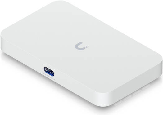 Ubiquiti Cloud Gateway Fiber, 50+ UniFi Device / 500+ Client Support, 5 Gbps IDS/IPS Throughput, 0.96" Status LCM Display, Selectable NVR Storage, 30W PoE Budget, White | UCG-Fiber
