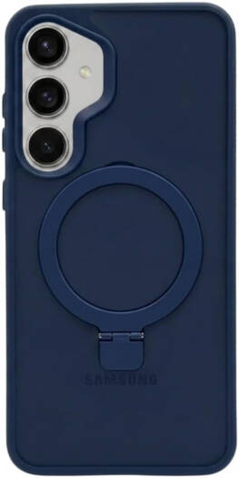 CROWNYX Aegis GripStand Pro Case for Samsung Galaxy S26 Plus, MagSafe Compatible, Shockproof, Slim Hybrid TPU Cover, Kickstand & Grip Ring, Blue | SAMS26PL-MGSF-AGSP-BLU