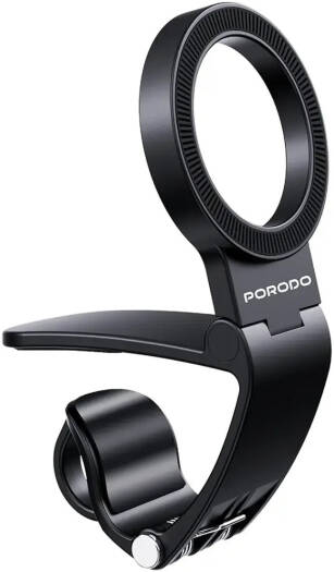 Porodo Dash Mount MagSafe Phone Holder, Strong Magnetic Car Phone Mount for Dashboard, Black | PDHSM33BK