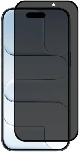 Salab 2-Pack Privacy Screen Protector for iPhone 17 Air, 9H Anti-Spy Tempered Glass Full Coverage Military Grade Shatterproof Screen Protector with Easy Installation, Black | 2-Pack PrivacyProtector
