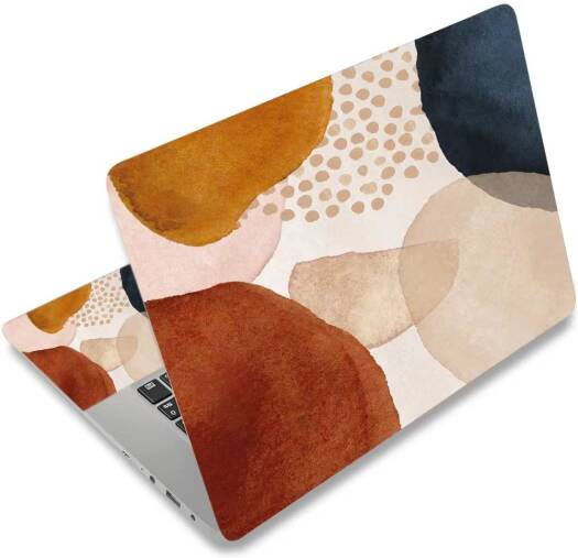 ALAYRA Laptop Skin Sticker Decal, 12" 13" 13.3" 14" 15" 15.4" 15.11 inch Laptop Universal Reusable Vinyl Skin Stickers Cover Art Decal Notebook PC Personalized Protector-Abstract Marble 01