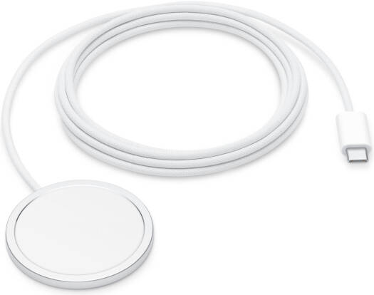 Apple MagSafe Charger, Wide Compatibility, Wireless Charging, Strong Magnetic Connection, 2 M Cable Length, Lightweight Design, White | MGDM4LL/A / MX6Y3LL/A