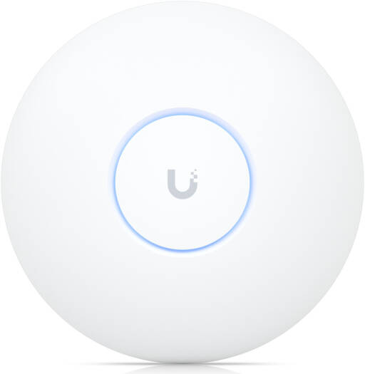 Ubiquiti U7 Pro Max Ceiling-mounted WiFi 7 Access Point, WiFi 7 with 6 GHz Support, 8 Spatial Streams, 500+ Connected Devices, 2.5 GbE Uplink, Whtie | U7-Pro-max
