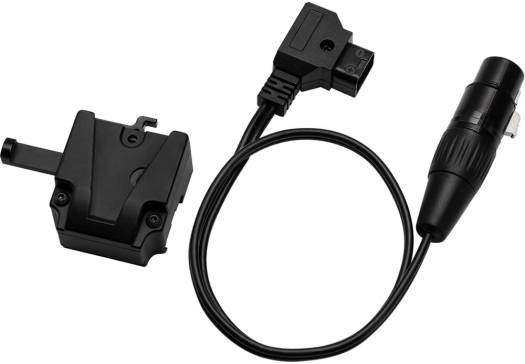 COLBOR V-Mount Adapter & D-Tap to XLR V-Mount Battery Cable, For CL220 / CL220M / CL330 / CL330M, Lightweight & Portable Design, Black | VM3