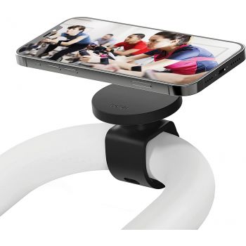 Belkin Fitness Mount with MagSafe for Gym Equipment, Magnetic Cellphone Mount Holder Handlebar Strap for Indoor Cycling, Treadmill, Spin Bike, Elliptical for iPhone 12 Series - Black | 745883821174