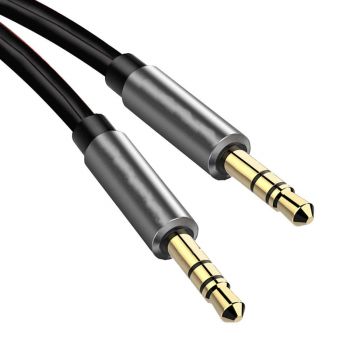 Black AXS 3.5 Stereo Audio Cable Male to Male 3 Meter