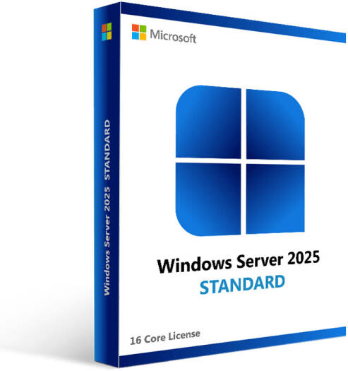 Microsoft Windows Server 2025 Standard - 16 Core License | EP2-25187