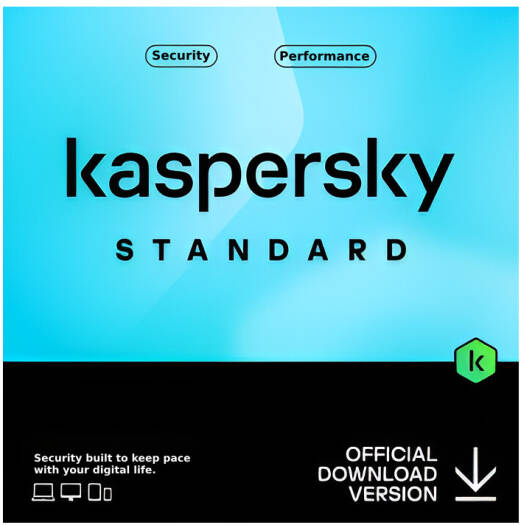 Kaspersky Standard Antivirus, 3 Devices, 1 Year, Behavioral Shield, Box W/o CD | KL1041I5CFS-SLIM