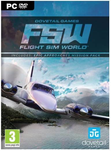 Dovetail Games Flight SIM World, For PC Gaming, English Language, Windows 7/8/10 Operating System, DVD Pack | FSW