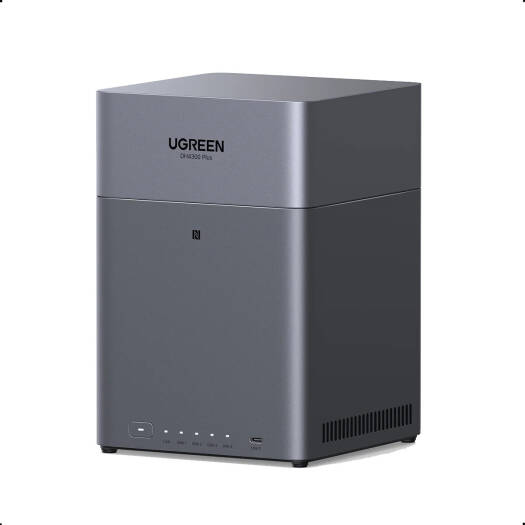 UGREEN NASync DH4300 Plus 4-Bay Desktop NAS, 120TB Capacity, Remote Access, AI Photo Album, Beginner Friendly System, 8GB LPDDR4X RAM, 2.5GbE, 4K HDMI | 65651