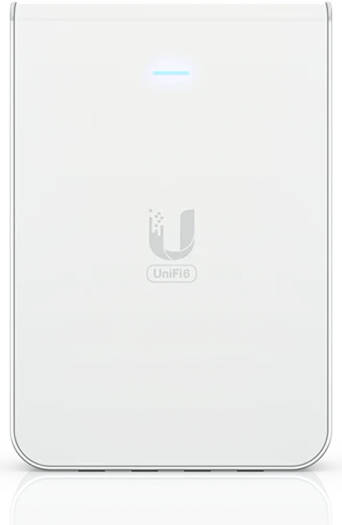 Ubiquiti Networks UniFi U6 In-Wall Access Point & 4-Port PoE Gigabit Switch 5.3 Gb/s Throughput, 1 x Gigabit PoE Uplink, In-Wall Mount, White | U6-IW