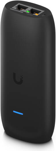 Ubiquiti AI Port, Outdoor PoE++ Powered AI Port for UniFi Protect & ONVIF Cameras with 4K Video Processing, Facial Recognition, License Plate Detection, 1GbE PoE Passthrough, Black | UP-AI-PORT