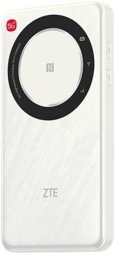 ZTE U30 AIR 5G Pocket Wi-Fi Router, 5G High Speed Connectivity, Dual Band Wi-Fi, Streaming and Smooth Gaming, Easy Setup, Portable, Supports Multiple Devices, White | U30 AIR