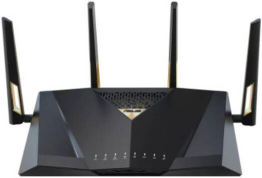 [90IG08V0-MO3N0V] ASUS RT-BE88U Dual-band WiFi 7 AiMesh Extendable Performance Router, 4K-QAM, MLO, Dual 10G ports, SFP+, Four 2.5G ports, Four 1G ports, 34G WAN/LAN capacity | 90IG08V0-MO3N0V