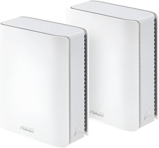 [90IG08Y0-MO3C40] ASUS ZenWiFi BT10 Router, WiFi 7 Tri-band Mesh, x8 Internal Antennas, Multi-link Operation, 2.4GHz/5GHz/6GHz Operating Frequency, Pack of 2, White | 90IG08Y0-MO3C40
