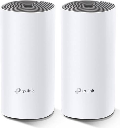 [tp-link-decoe4-2-pack-e4-ac1200-deco-whole-smart-home-mesh-wi-fi-system-pack-2-pieces] TP-Link DECOE4-2-PACK E4 AC1200 Deco Whole Smart Home Mesh Wi-Fi System Pack 2-Pieces