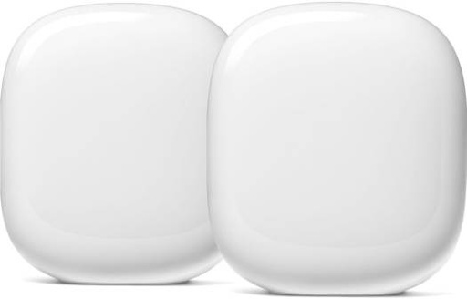 [GA03689-US] Google Nest Wifi Pro 6E AXE5400 Wireless Tri-Band Gigabit Mesh System, Up to 5.4 Gb/s Speed, Wi-Fi 6E, Up to 4400 Sq.ft. Coverage, 2x Gigabit ETH WAN/LAN, White | GA03689-US