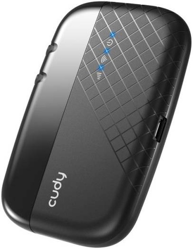 [MF4] Cudy MF4 4G LTE Mobile Wi-Fi, Rechargeable 2000mAh Battery, 4G/3G/2G Network, USIM Slot, Supports up to 11 Devices, Black | MF4