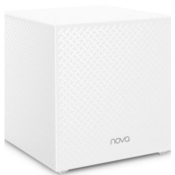 [Nova MW12-1] Tenda Nova AC2100 MW12 Mesh Wi-Fi Router, Add-on Unit for Expansion, Tri-Band, 300Mbps, 802.11ac, 12V DC, Pack of 1 | Nova MW12-1