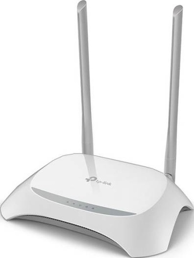 [TL-WR840N] TP-Link 300 Mbps Wireless N Router, 2.4GHz Frequency, 300Mbps WiFi Speed, 2x Fixed Antennas, 1x 10/100 Mbps WAN Port, 4x 10/100 Mbps LAN Ports, White | TL-WR840N