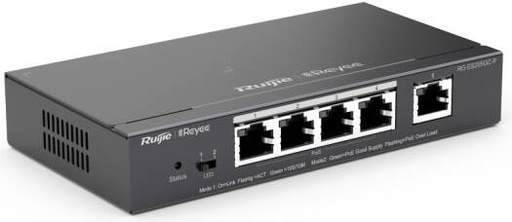 [ruijie-rg-es205gc-p-5-port-gigabit-smart-cloud-mananged-poe-switch] Ruijie RG-ES205GC-P, 5-Port Gigabit Smart Cloud Mananged PoE Switch