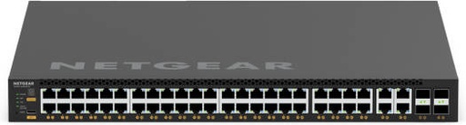 [MSM4352-100NES] NETGEAR MSM4352 M4350 52-Port Managed AV Switch, 44x 2.5G PoE++, 4x 10G/Multi-Gig PoE++, 4x 25G SFP28, 3314W PoE Budget, Layer 3, IGMP Plus, AVB, Stackable, Rackmount | MSM4352-100NES