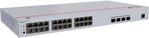 [98012376] Huawei S220-24P4X Switches, 24 x 10/100/1000BASE-T Ports, 4 x 10GE SFP+ Ports, 400W PoE+, Built In AC Power, 95Mpps Packet Forwarding Rate, 128Gbit/s Switching Capacity | 98012376
