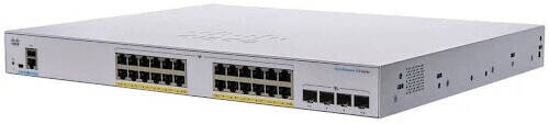 [C1000-24P-4G-L] Cisco C1000-24P-4G-L Network Switch, 24 Gigabyte Ethernet PoE+ Ports, 28 Gbps Forwarding & 56 Gbps Switching Bandwidth, 4 SFP Uplink Interfaces, White | C1000-24P-4G-L