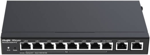 [ruijie-rg-eg310gh-p-e-reyee10-port-high-performance-cloud-managed-poe-office-router] Ruijie RG-EG310GH-P-E, Reyee10-Port High-Performance Cloud Managed PoE Office Router