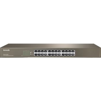 [TEG1024Gv9.0] Tenda TEG1024G V9.0 24-Port Gigabit Ethernet Switch, 48Gbps Capacity, 10/100/1000 Base-T Ethernet Ports, AC Input. | TEG1024Gv9.0