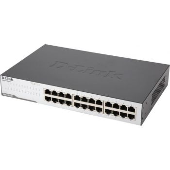[DGS-1024C] D-Link DGS-1024C 24-Port Unmanaged Desktop Switch, 10/100/1000 Mbps Gigabit | DGS-1024C