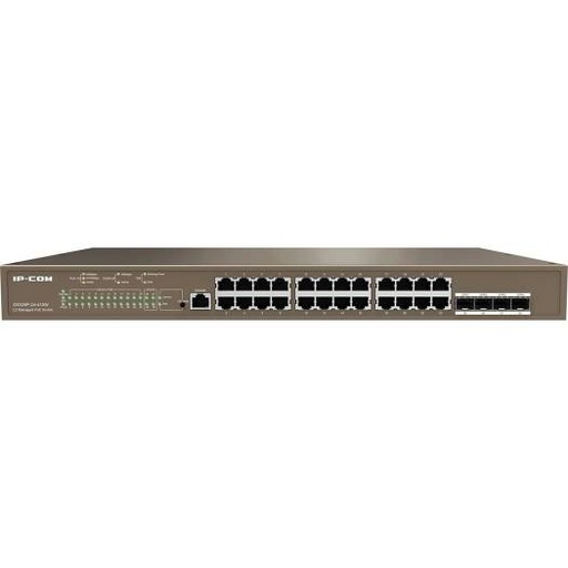 [G5328F] IP COM G5328F 24-Ports Gigabit L3 Managed Switch with 4 SFP Ports,1 Console Port | G5328F