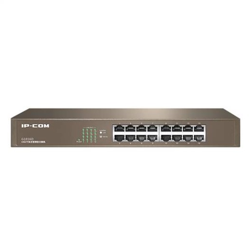 [G1016D] IP COM G1016D 16-Port, Power Input 100~240V AC 50/60Hz, Gigabit Ethernet Switch | G1016D