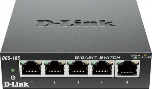 [DGS-105] D-Link 5 Port Gigabit Unmanaged Metal Desktop Switch | DGS-105