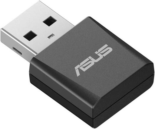 [USB-BE92 Nano] ASUS USB-BE92 Nano Adapter, Wi-Fi 7 (802.11be), Up to 6452 Mb/s Throughput, 2.4GHz/5GHz/6GHz (Tri-Band), 2x Internal Antennas, USB 2.0 Interface, WPA3 Encryption, Plug & Play, Black | USB-BE92 Nano