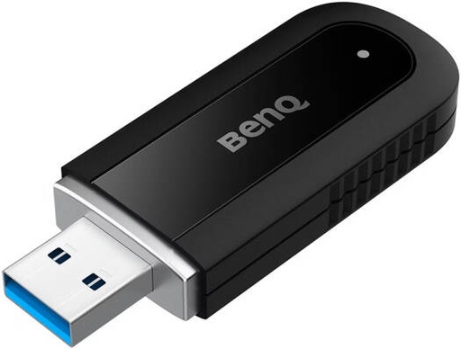 [WD02AT] BenQ 2-in-1 WiFi Bluetooth Adapter, USB 2.0 Type-A Interface, Up To 1201Mbps Speed, Wi-Fi 6, Up to 10m Range, Bluetooth 5.2 Connectivity, Black | WD02AT