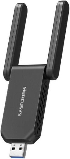 [MA72XH] Mercusys MA72XH AX1800 Wi-Fi 6 High-Gain Dual Band USB Adapter, 1201Mbps 5GHz, 574Mbps 2.4GHz, OFDMA, MU-MIMO, 1024-QAM, 2x High-Gain Antennas, USB 3.0, Pre-Loaded Driver, WPA3 | MA72XH