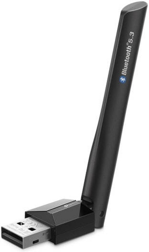 [UB500 Plus] TP-LINK UB500 Plus Long Range Bluetooth USB Adapter, Bluetooth 5.3, Wireless Connectivity, Adjustable, Multi-Directional Antenna, Black | UB500 Plus