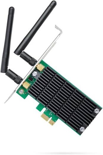 [Archer T4E] TP-Link AC1200 PCIe WiFi Card (Archer T4E)- 2.4G/5G Dual Band Wireless PCI Express Adapter, Low Profile, Long Range Beamforming, Heat Sink Technology, Supports Windows 11/10/8.1/8/7/XP | Archer T4E