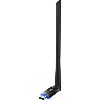 [U10] Tenda U10 AC650 Dual-band Wireless USB Adapter, 6dBi Antenna, Wall-Penetrating, 5GHz Up to 433Mbps, 2.4GHz Up to 200Mbps, USB2.0 | U10