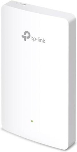 [EAP615-WALL] TP-Link AX1800 Wall Plate WiFi 6 Access Point, 1x 10/100/1000 Mbps Ethernet Port Uplink, 2 Dual-Band Antennas (2.4GHz & 5GHz), 5 GHz Up to 1201 Mbps & 2.4 GHz Up to 574 Mbps, White | EAP615-WALL