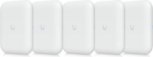 [U7-PRO-OUTDOOR-5] Ubiquiti U7 Pro Outdoor Access Point, Wi-Fi 7 Standard, 6 Spatial Streams, 465 m2 Coverage Area, Up to 5.8 Gbps (6 GHz) Max Date Rate, Wireless Meshing, 21W Power, 5 Pack, White | U7-PRO-OUTDOOR-5