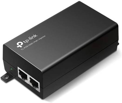 [tp-link-tl-poe160s-8023ataf-gigabit-injector-non-poe-to-poe-adapter-supplies-poe-154w-or-poe-30w-plug-play-desktopwall-mount-distance-up-to-328-ft-ul-certified-black] TP-LINK TL-PoE160S 802.3at/af Gigabit Injector Non-PoE to PoE Adapter Supplies PoE (15.4W) or PoE+ (30W) Plug & Play Desktop/Wall-Mount Distance Up to 328 ft. UL Certified, Black
