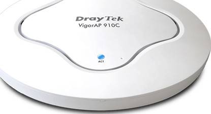 [VigorAP910C] DrayTek Dual-Band WiFi 5 PoE Access Point (1200Mbps AC), 802.11ac Simultaneous dual-band, WDS, WMM, WPS | VigorAP910C