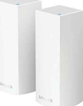[WHW0302] Linksys WHW0302 Velop Tri-band AC4400 Whole Home WiFi Mesh System, 2-Pack | WHW0302